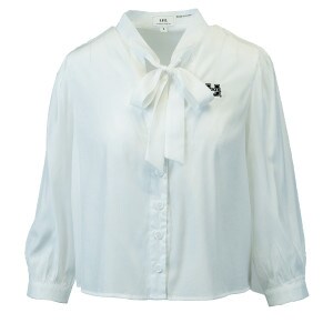 Women's Button Down Tie Up Blouse U-State